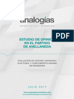 Informe ANALOGÍAS Avellaneda Julio 2017