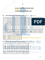 Tablas z80 Sparc y Ascii