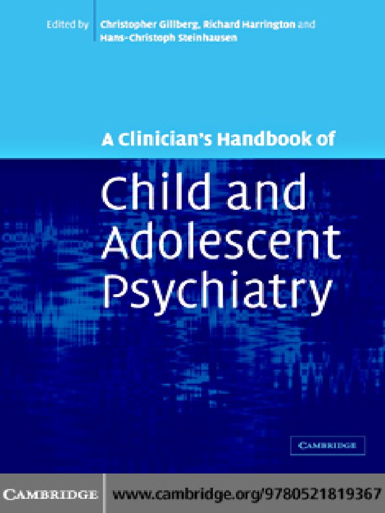 A Clinician's Handbook of Child and Adolescent Psychiatry 2005 PDF ...
