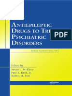 Antiepileptic Drugs To Treat Psychiatric Disorders