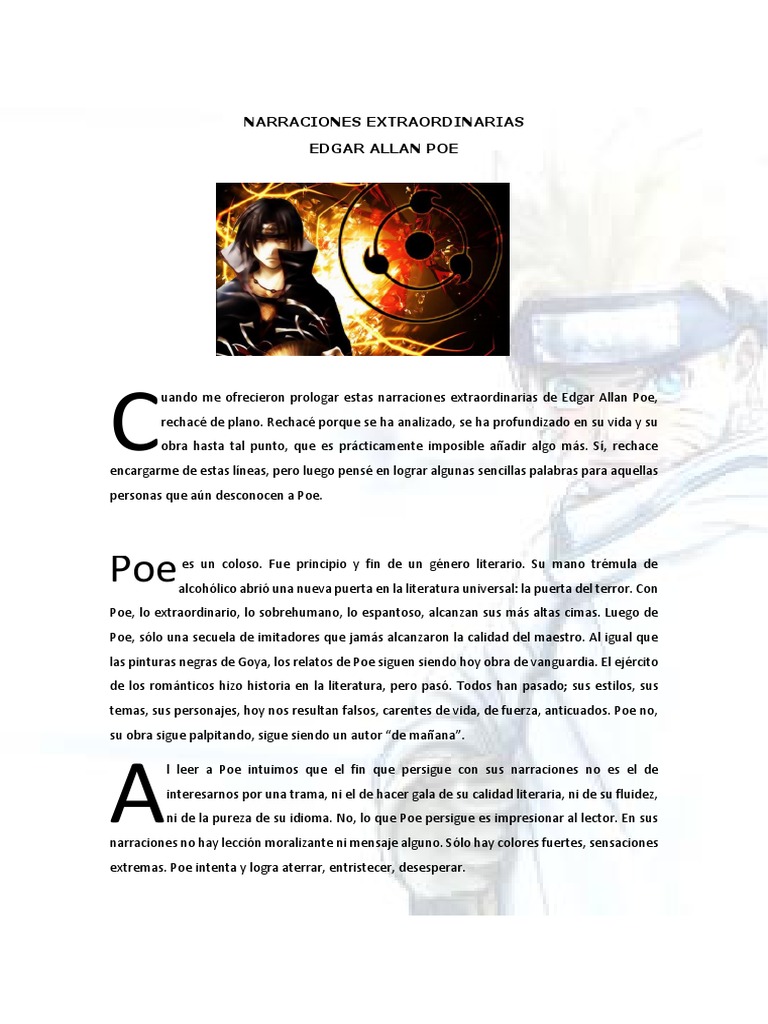 Poe: Maestro del Terror Literario | PDF | Edgar Allan Poe
