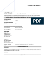 SAFETY DATA SHEET FOR LB-2000 LUBRICANT