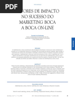 Marketing Boca a Boca Artigo Cientifico