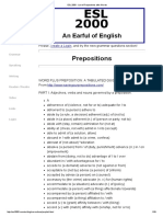ESL 2000 - List of Prepositions After Words PDF