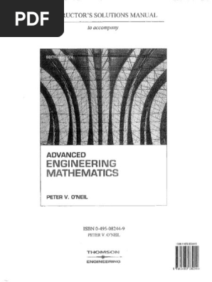Solucionario Matematicas Avanzadas Para Ingenieria Peter O Neil 6 Ed Pdf