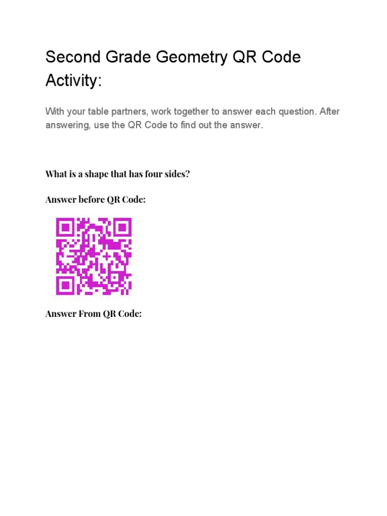 QR Codes For It 442 1 | PDF | Shape | Triangle Geometry