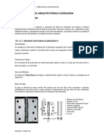 Cerrajería arquitectónica - Bisagras, cerraduras y herrajes