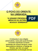 O Povo Do Oriente Na Umbanda - Pps