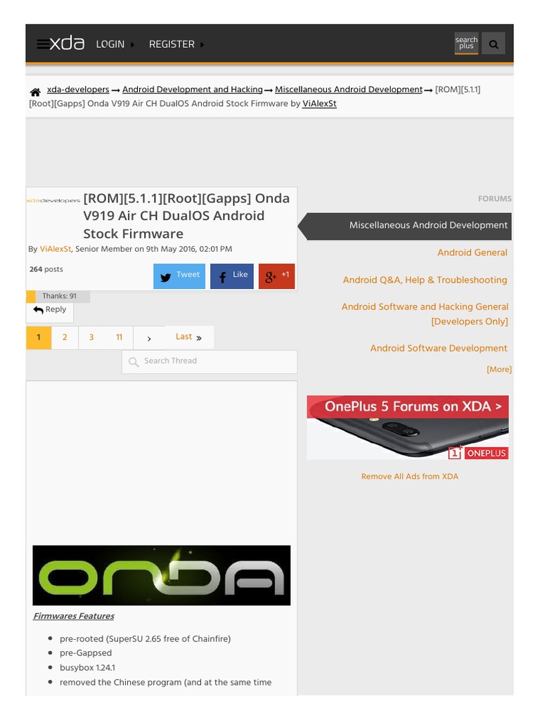 Rom 5 1 1 Root Gapps Onda V919 Air Ch Da Android Android Operating System Mobile Phones