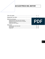 Sistema Eléctrico Del Motor: Valor de Ajuste Diagnóstico de Fallos Motor de Arranque