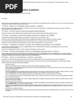 CEBAS - Certificação de Entidades Beneficentes de Assistência Social Na Área de Educação - Requerimento Passo-A-passo