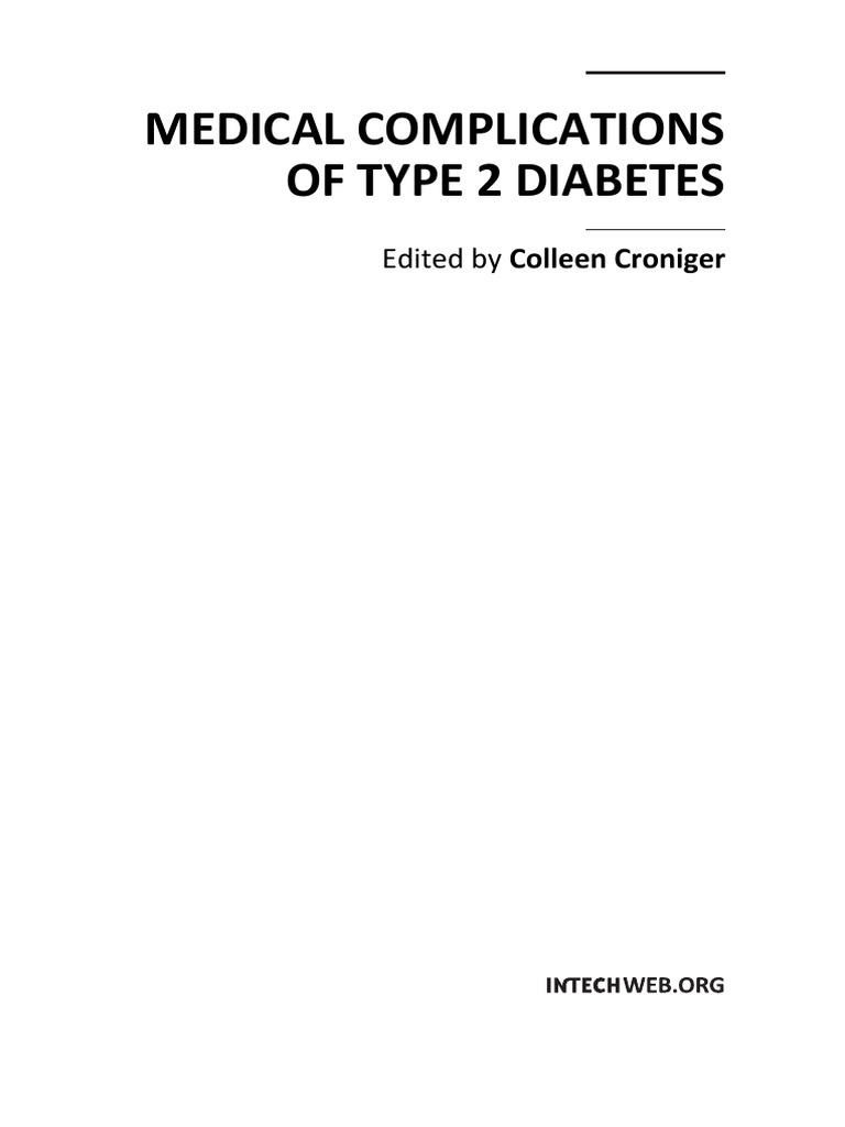 Medical Complications of Type 2 Diabetes | PDF | Protein Kinase B ...