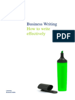 Business Writing Handbook