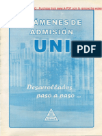 UNI-2001 Al 2008 Examenes Desarrollados
