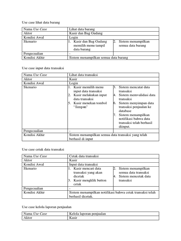 Use Case Text | PDF