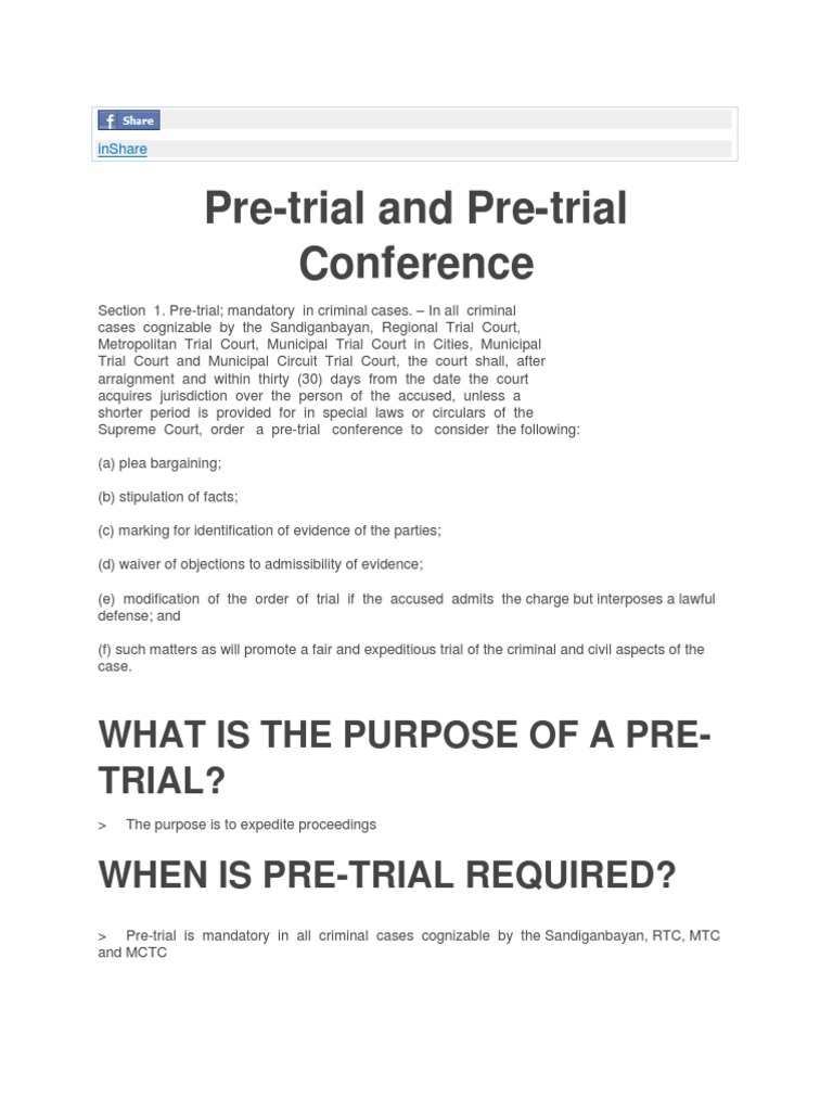 Pre Trial PDF Deposition (Law) Criminal Procedure In South Africa