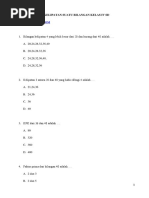 Faktor Dan Kelipatan Suatu Bilangan IV SD Soal