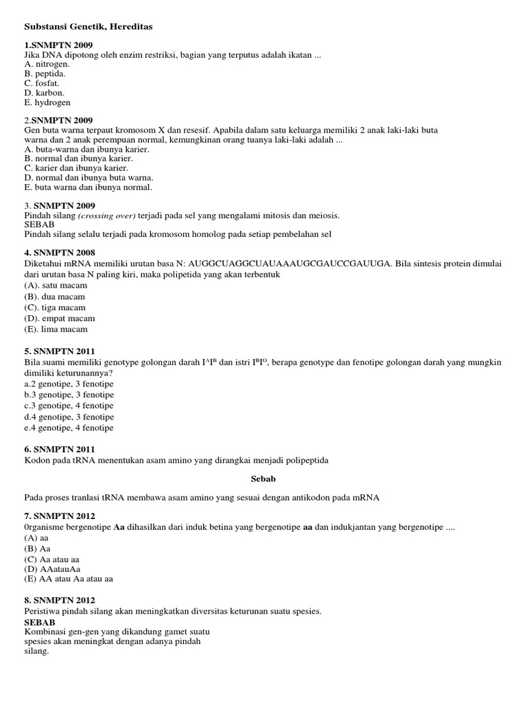 Kumpulan Soal Sbmptn Per Bab