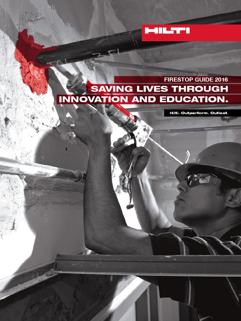 Hilti Firestop Catalogue Finalised | Green Building | Building Technology