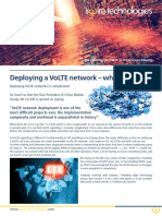 Deploying a VoLTE network - Whitepaper