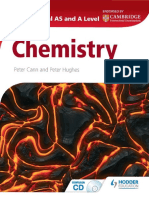 Cambridge International As and A Level Chemistry