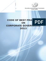 Code of Best Practice - 2013