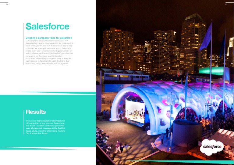 Salesforce Event PR Success in Europe | PDF | Business | Computers