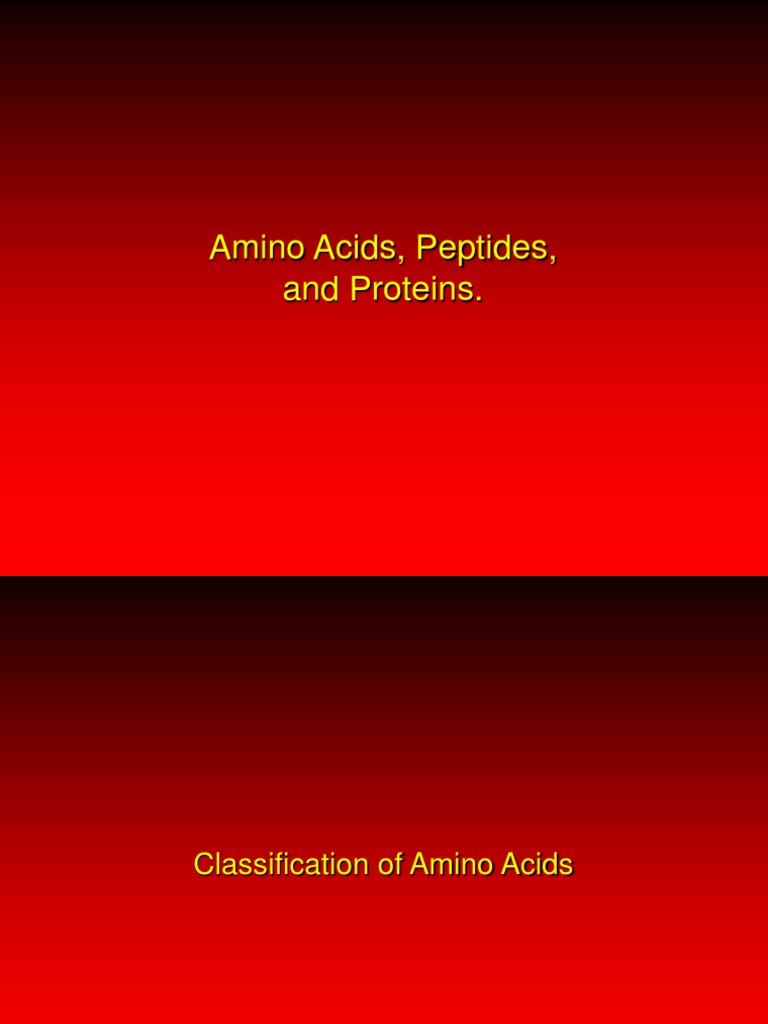 Amino Acids, Peptides, and Proteins PDF Cysteine Amino Acid