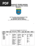 Perangkat Pembelajaran Basa Sunda Basa Sunda SD MI Kelas 6