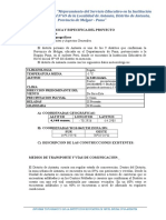 Informe Topografico Congalla