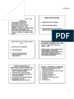 Main Provisions: The Industrial Employment (Standing Orders) Act, 1946