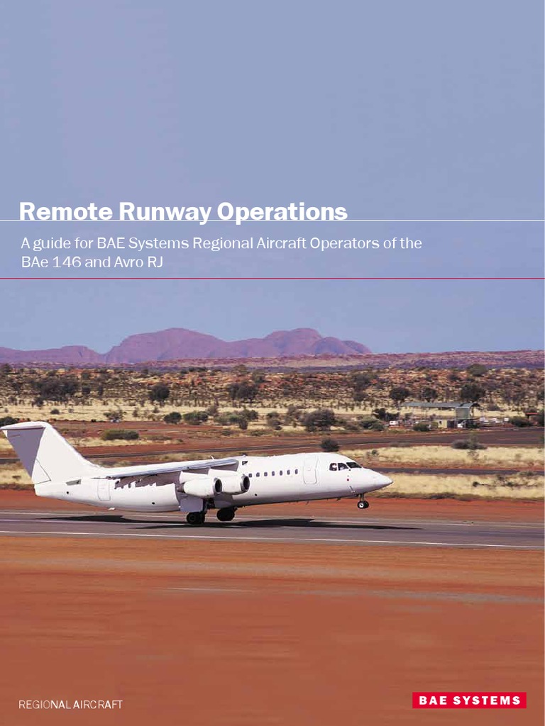 Remote Runway Operations BAE146 | PDF | Road Surface | Runway