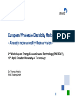 European Wholesale Electricity Market DL