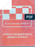 Clínica Psiquiátrica Básica Actual DRCM Ricardo González Cap