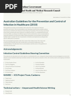 Australian Guidelines For The Prevention and Control of Infection in Healthcare (2010) - 28-Aug-2013