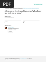 Afinal Como Funciona a Linguistica Aplicada e o Que Pode Ela Se Tornar