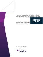 Ready Creek 2015 Annual Report Utilities System