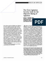 Overt Agitation Severity Scale