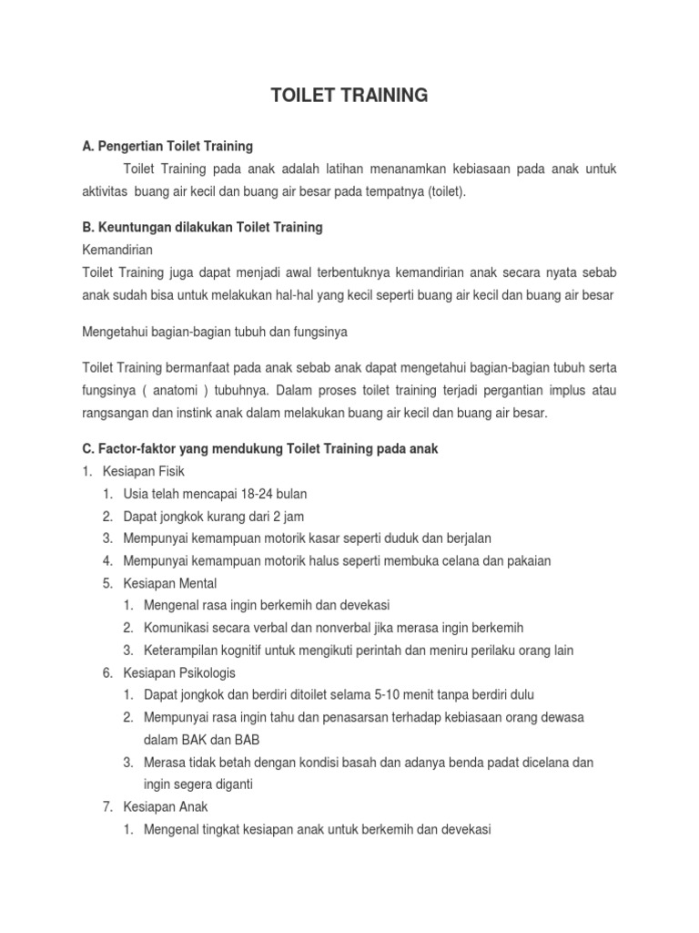Toilet Training PDF