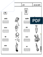 Letras U y V PDF