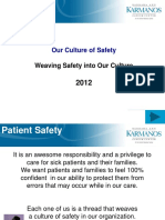 2012PatientSafetyCulture of Safety(1)