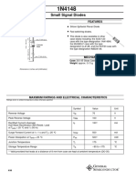 1N4148 Small Signal Diode Datasheet