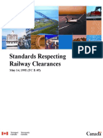 Standards Respecting Railway Clearances