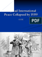 Why Had International Peace Collapsed by 1939