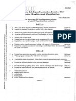 Question Paper of 06CS65 Computer Graphics and Visualization VI Sem Dec-2010