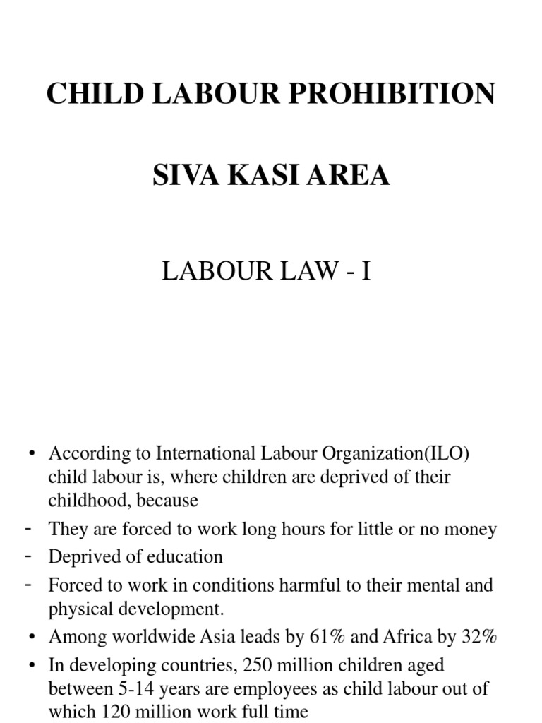 a case study on child labour