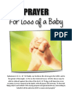 Prayers Loss of Baby