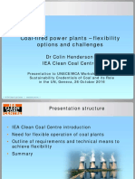 Coal plant flexibility options and challenges
