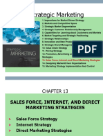 Strategic Marketing: 13. Sales Force, Internet, and Direct Marketing Strategies