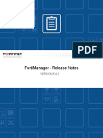 Fortimanager v5.4.2 Release Notes